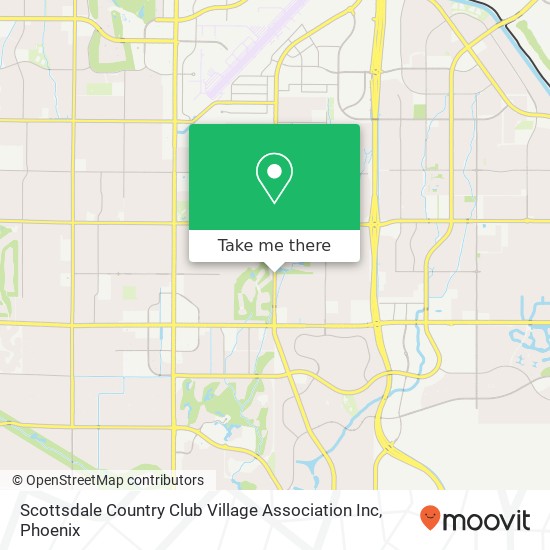 Mapa de Scottsdale Country Club Village Association Inc