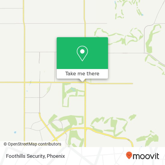 Foothills Security map