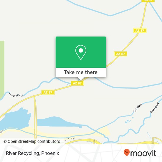 River Recycling map