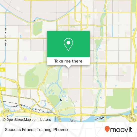 Success Fitness Training map