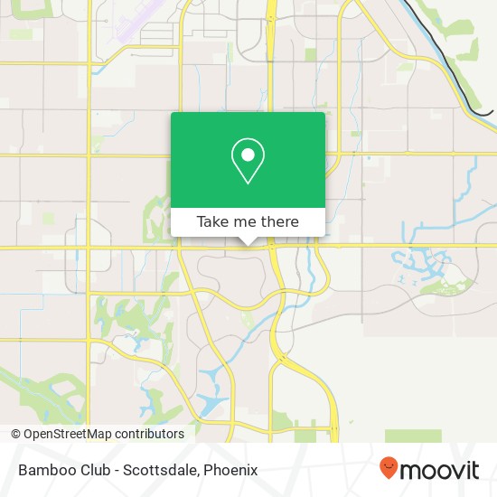 Mapa de Bamboo Club - Scottsdale