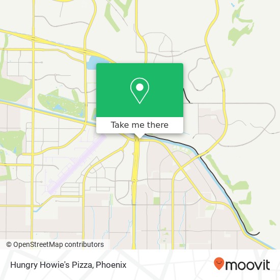 Mapa de Hungry Howie's Pizza