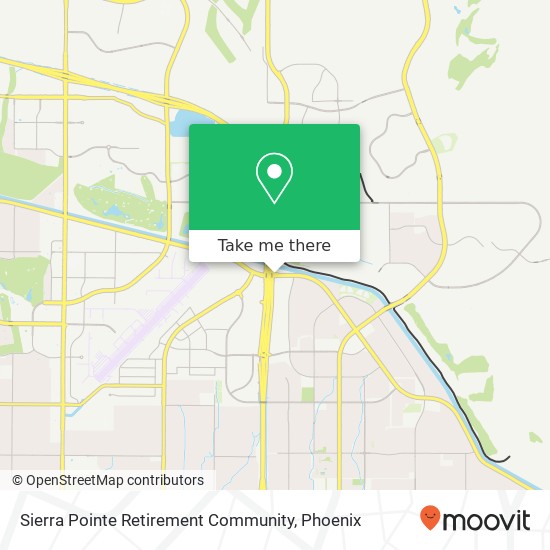 Sierra Pointe Retirement Community map