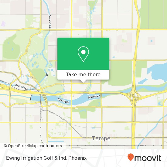 Ewing Irrigation Golf & Ind map