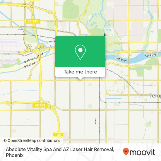 Absolute Vitality Spa And AZ Laser Hair Removal map