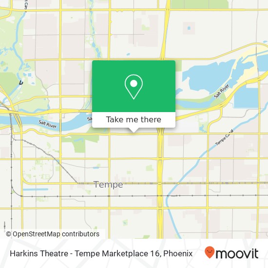 Mapa de Harkins Theatre - Tempe Marketplace 16