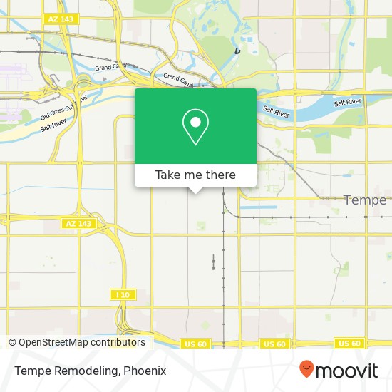 Tempe Remodeling map