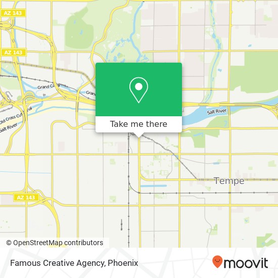 Famous Creative Agency map