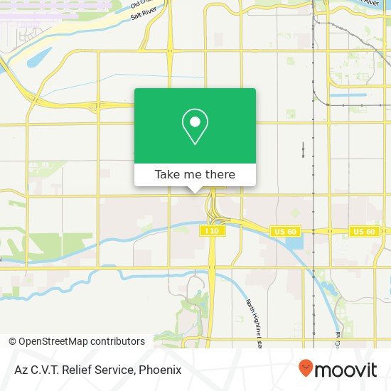 Az C.V.T. Relief Service map