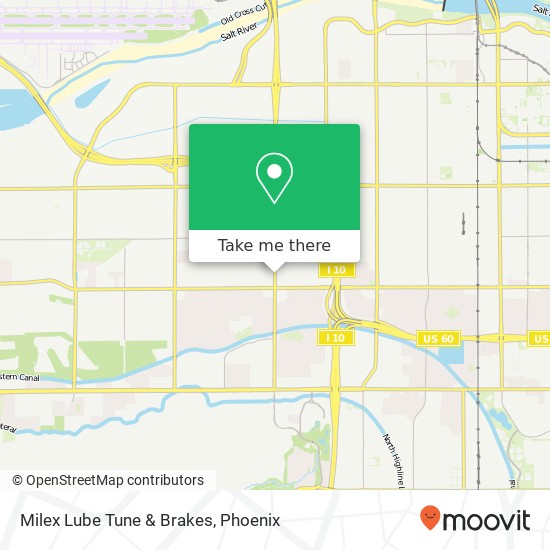 Milex Lube Tune & Brakes map