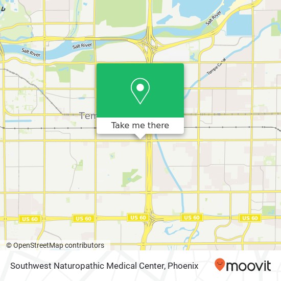 Southwest Naturopathic Medical Center map