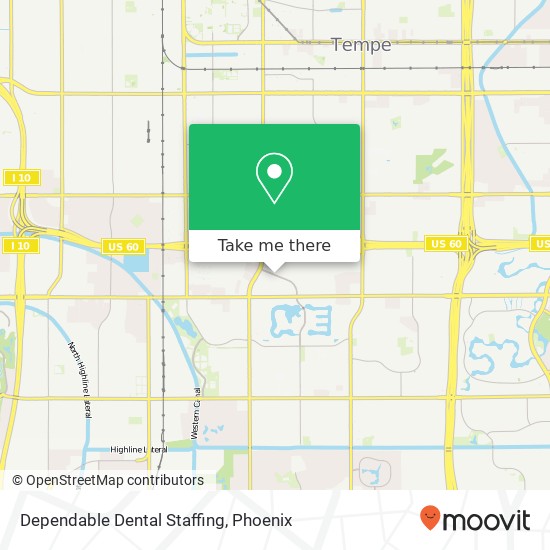 Mapa de Dependable Dental Staffing