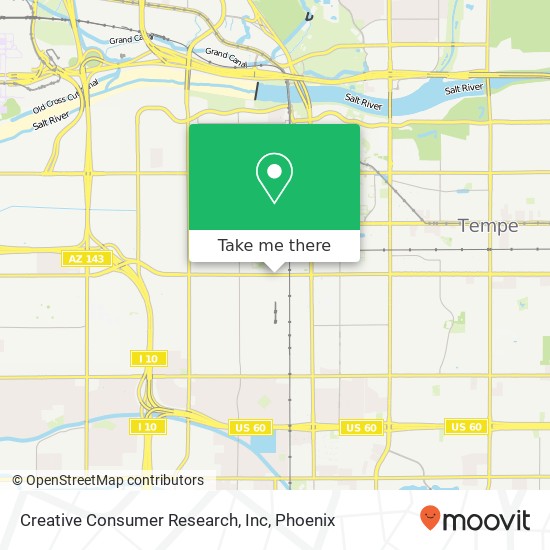 Creative Consumer Research, Inc map