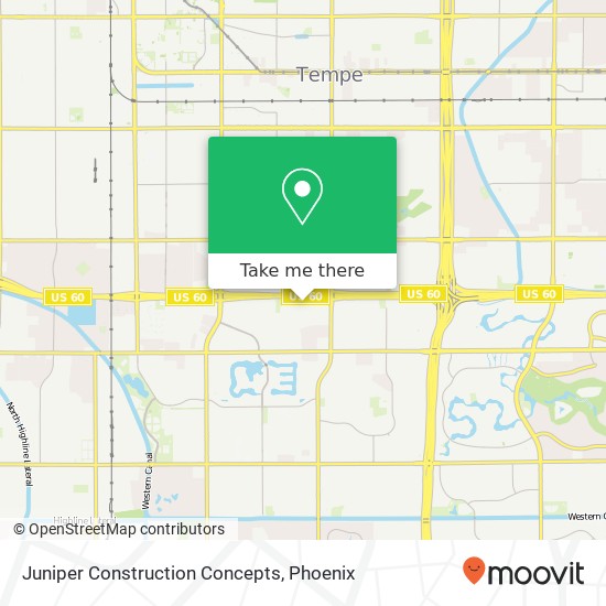 Mapa de Juniper Construction Concepts