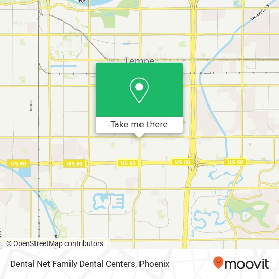 Dental Net Family Dental Centers map