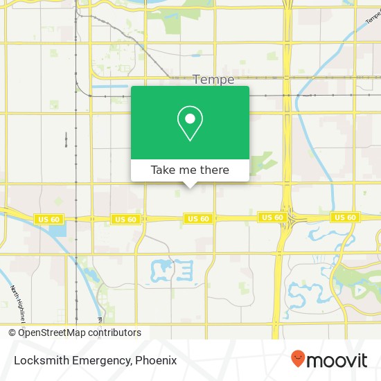 Locksmith Emergency map