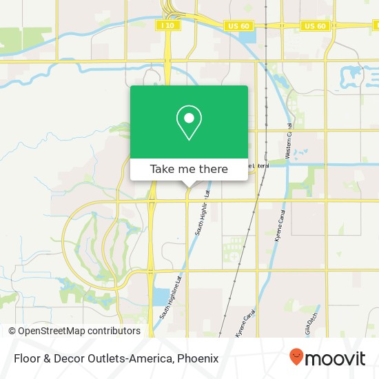 Mapa de Floor & Decor Outlets-America