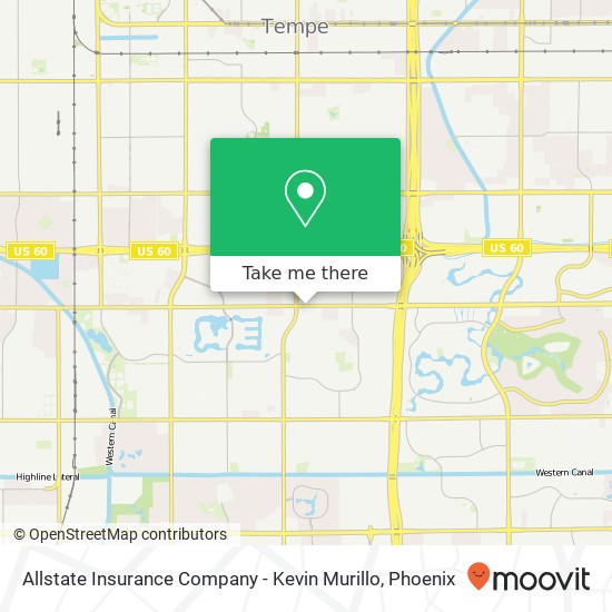 Allstate Insurance Company - Kevin Murillo map