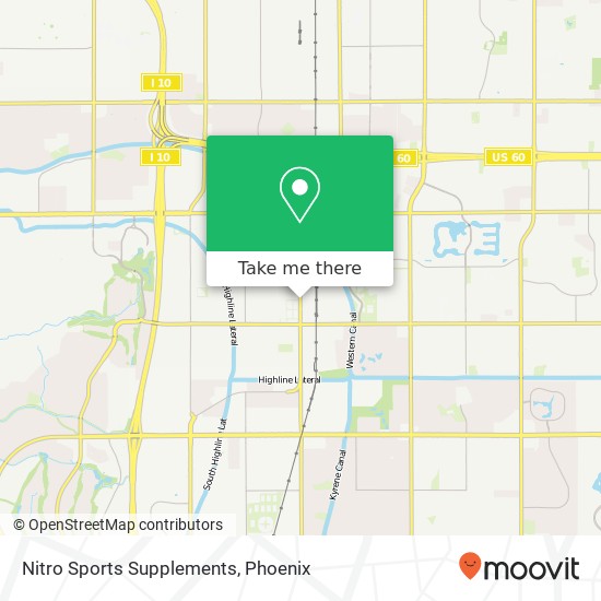 Nitro Sports Supplements map