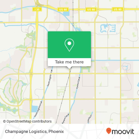 Champagne Logistics map