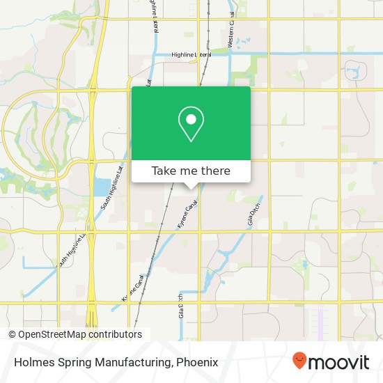 Holmes Spring Manufacturing map