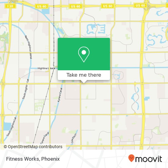 Fitness Works map