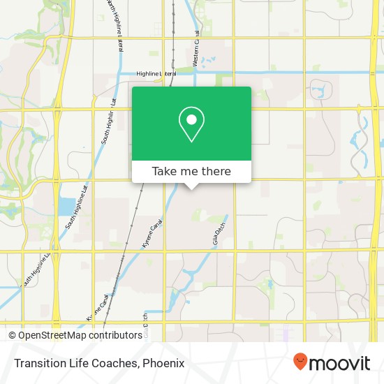 Transition Life Coaches map