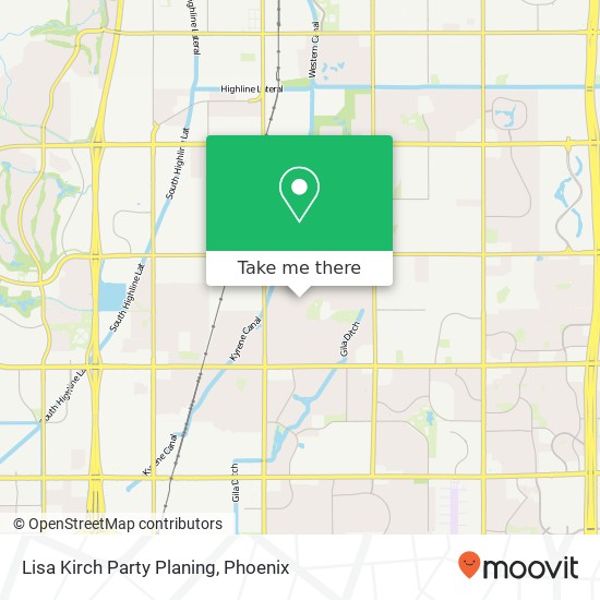 Lisa Kirch Party Planing map