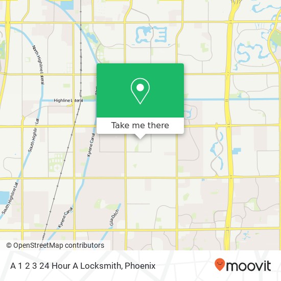 A 1 2 3 24 Hour A Locksmith map