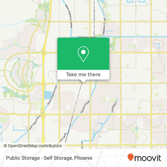 Public Storage - Self Storage map