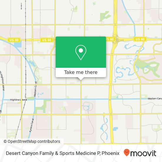 Mapa de Desert Canyon Family & Sports Medicine P