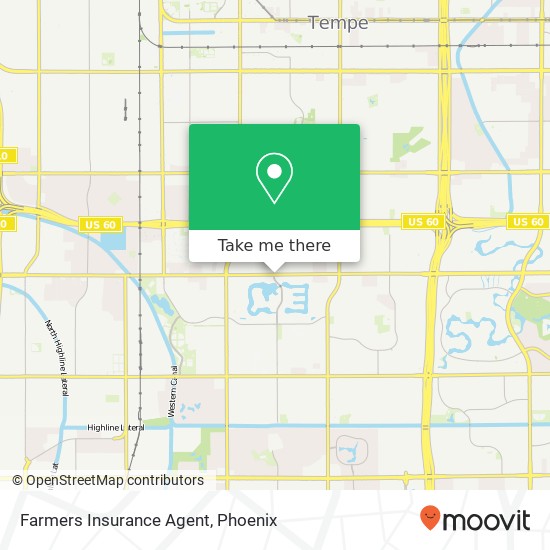 Mapa de Farmers Insurance Agent