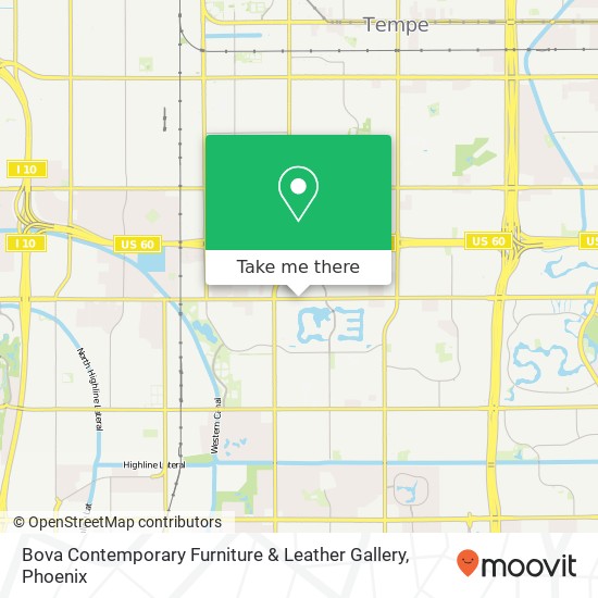 Bova Contemporary Furniture & Leather Gallery map