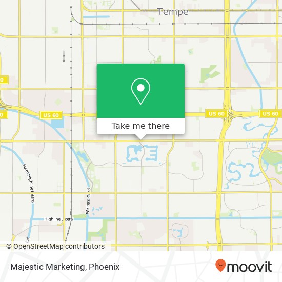 Majestic Marketing map