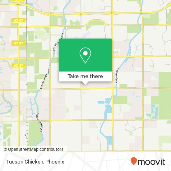Tucson Chicken map