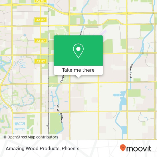 Amazing Wood Products map