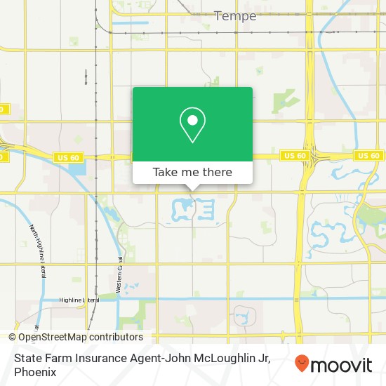 Mapa de State Farm Insurance Agent-John McLoughlin Jr