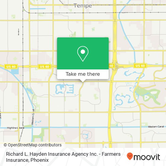 Mapa de Richard L. Hayden Insurance Agency Inc. - Farmers Insurance