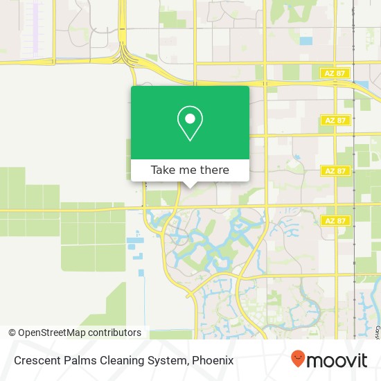 Crescent Palms Cleaning System map