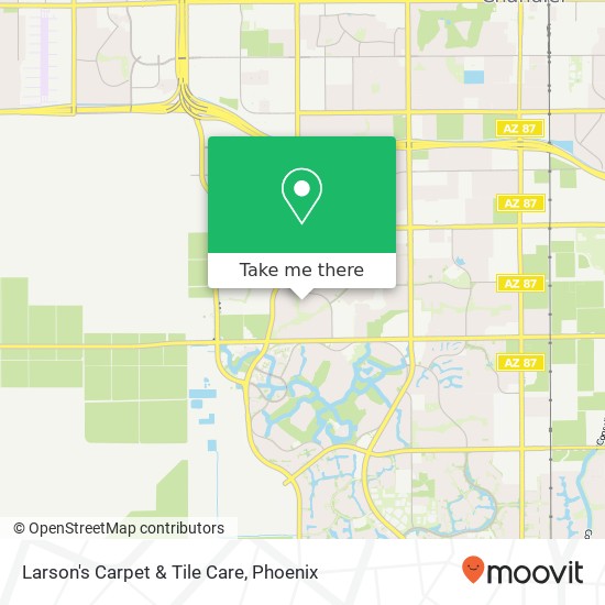 Mapa de Larson's Carpet & Tile Care