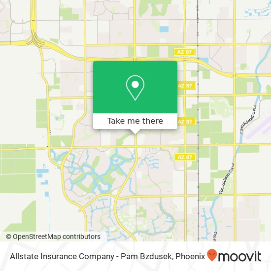 Allstate Insurance Company - Pam Bzdusek map