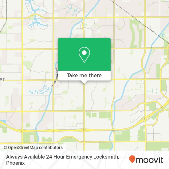 Mapa de Always Available 24 Hour Emergency Locksmith