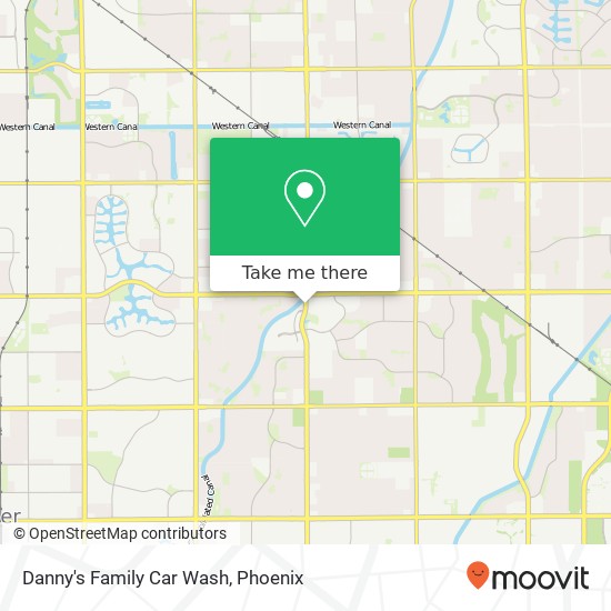 Mapa de Danny's Family Car Wash