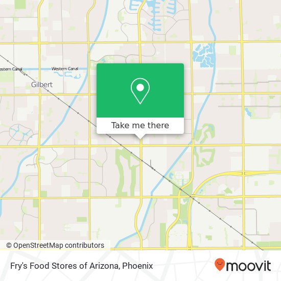 Mapa de Fry's Food Stores of Arizona