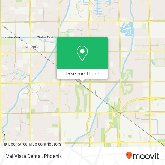 Mapa de Val Vista Dental