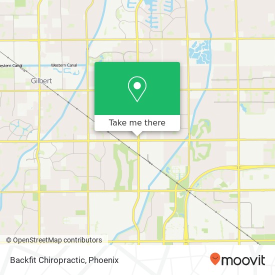 Backfit Chiropractic map