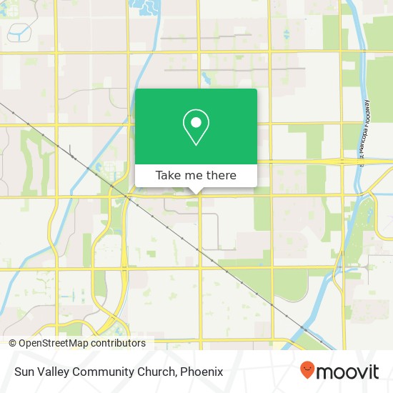 Sun Valley Community Church map