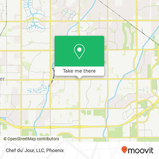 Chef du' Jour, LLC map