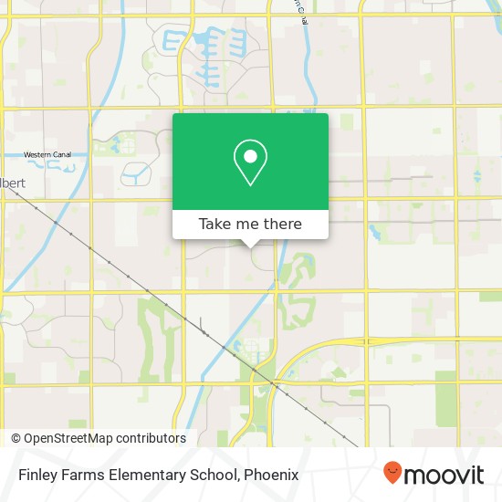 Finley Farms Elementary School map