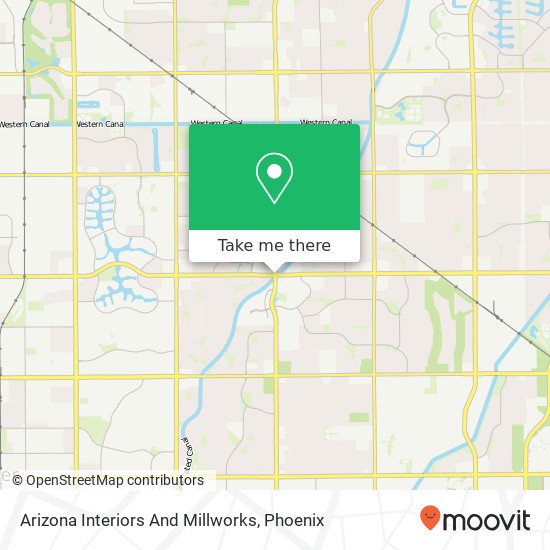 Arizona Interiors And Millworks map